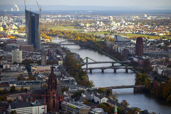 Город Frankfurt Germany — стоковое фото