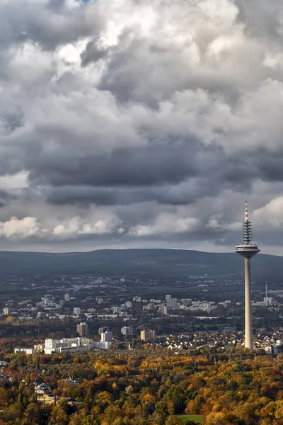 City Frankfurt Almanya — Stok fotoğraf