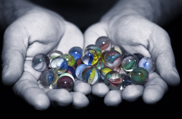 Colorful Marble Balls