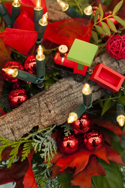 Kerstmis decoratie achtergrond — Stockfoto