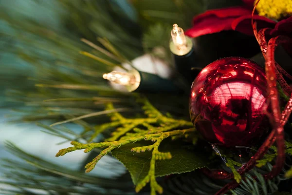 Natal decoração fundo — Fotografia de Stock