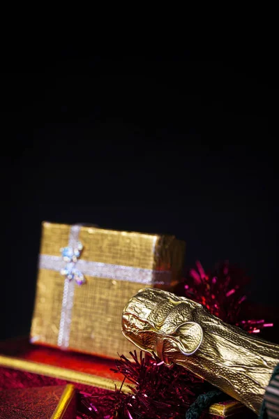 Caixa de presente de decoração surpresa de celebração — Fotografia de Stock