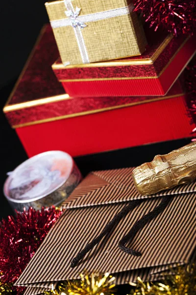 Presentförpackning för firande överraskning dekoration — Stockfoto