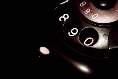 Vintage eski Klasik telefon iletişim aygıtı