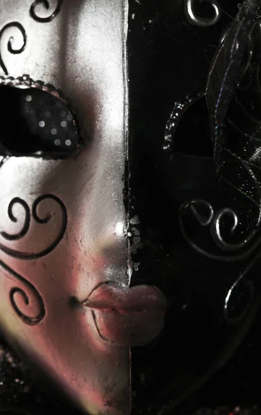 Venedik Festival geleneksel maske — Stok fotoğraf