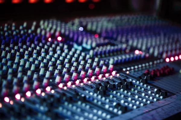Muzică Mixer Mastering Sound — Fotografie, imagine de stoc