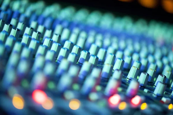 Music Mixer Mastering Sound — Stock Photo, Image