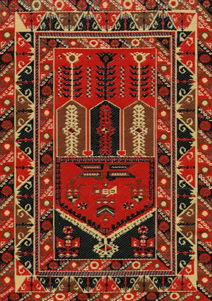 Traditional Ethnic Orient Antique Carpet Textile — Stock Photo, Image