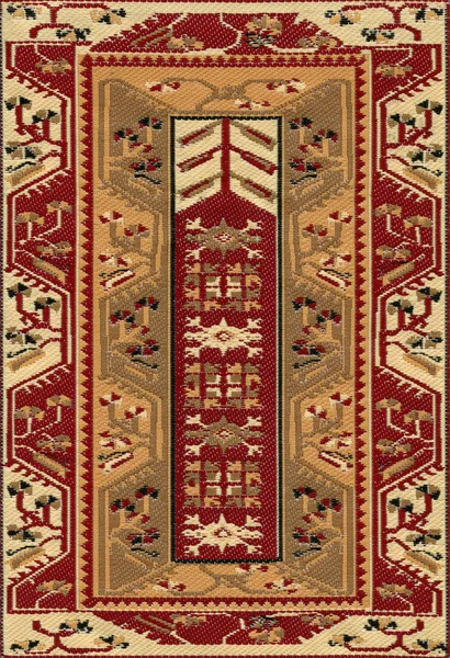 Traditionelle ethnische Orient antike Teppichtextilien — Stockfoto