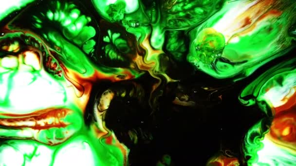 Astratto colorato inchiostro liquido esplosione Diffusione movimento psichedelico esplosione — Video Stock