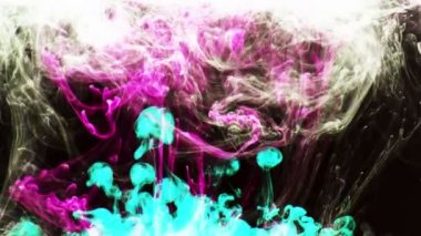 Sanat mürekkep sıvı boya Splash sualtı içinde