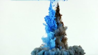 Sanat mürekkep sıvı boya Splash sualtı içinde