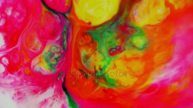 Soyut renkli boya mürekkep sıvı patlayabilir Difüzyon Psychedelic patlama hareketi