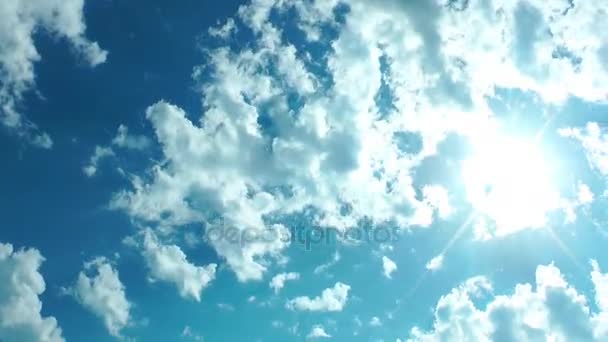 Nuvens Sky View Time Lapse — Vídeo de Stock