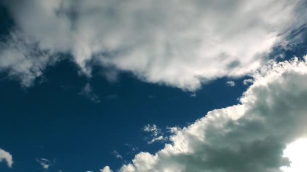 Wolken Himmel Ansicht Zeitraffer — Stockvideo