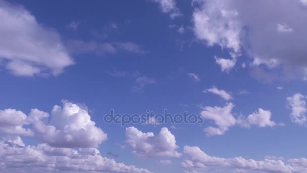 Wolken Himmel Ansicht Zeitraffer — Stockvideo