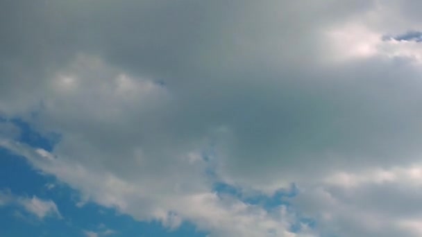 Wolken Himmel Ansicht Zeitraffer — Stockvideo
