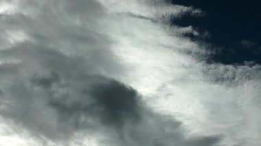 Bulutlar gökyüzü görünümü zaman atlamalı