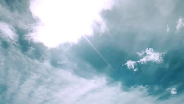 Nuvens Sky View Time Lapse — Vídeo de Stock