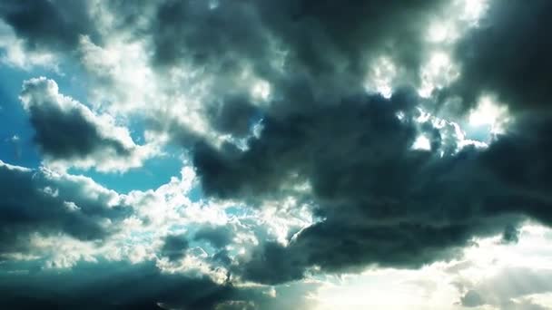 Nuvens Sky View Time Lapse — Vídeo de Stock