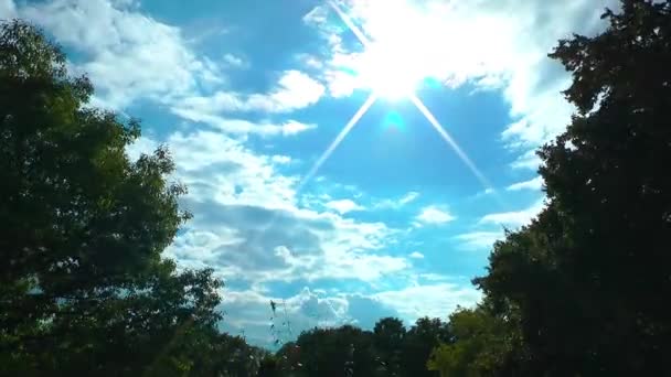 Nuvens Sky View Time Lapse — Vídeo de Stock