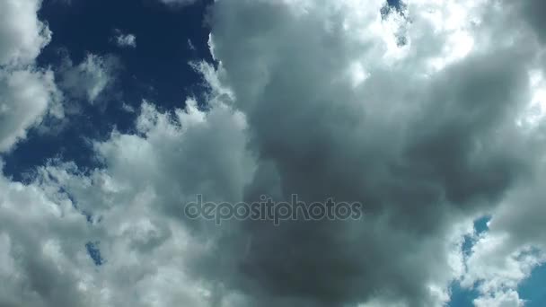 Cloudy Sky View časová prodleva — Stock video