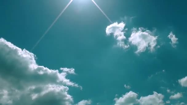 Nubes Sky View Time Lapse — Vídeo de stock