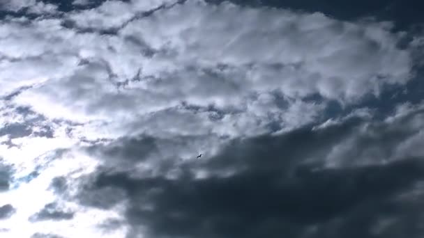 구름 하늘 보기 시간 경과 — 비디오