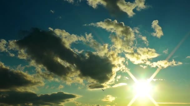 Nuvole Cielo Vista Tempo Lapse — Video Stock