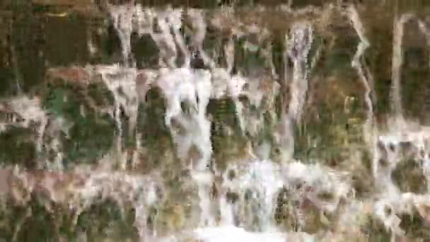 Waterval weergave van de prachtige natuur — Stockvideo