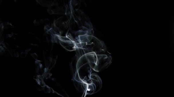 Абстрактний барвистий рідинний дим турбулентність елемента — стокове відео
