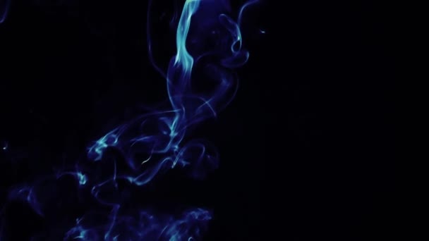 抽象多彩流体烟元素湍流 — 图库视频影像