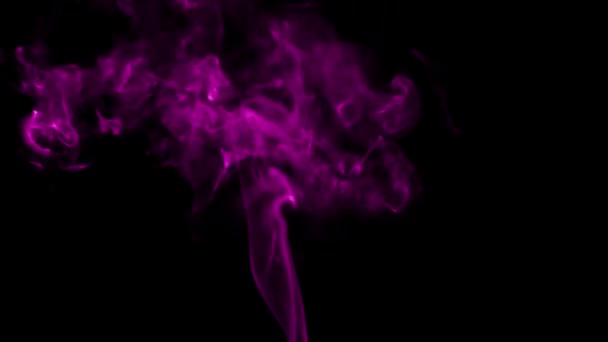 Abstrakta färgstarka flytande rök Element turbulens — Stockvideo