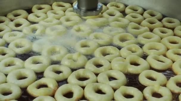 Donut tradicional turco Lokma — Vídeo de stock