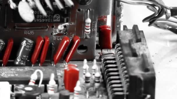 Motherboard-Technologie für elektronische Hardware — Stockvideo