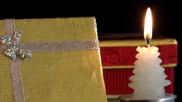 Decoração de Natal Ano Novo — Vídeo de Stock