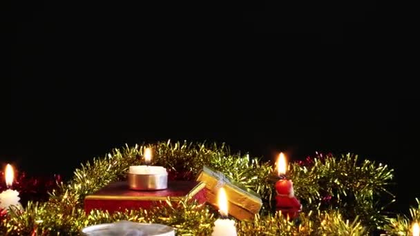 Weihnachten Neujahr Dekoration — Stockvideo