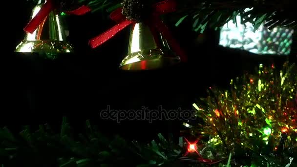 Jul nyår dekoration — Stockvideo