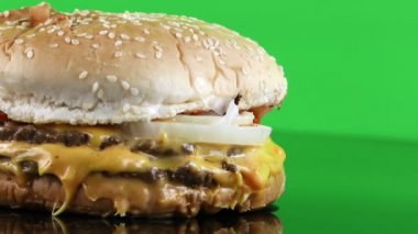 Lezzetli yiyecek Hamburger