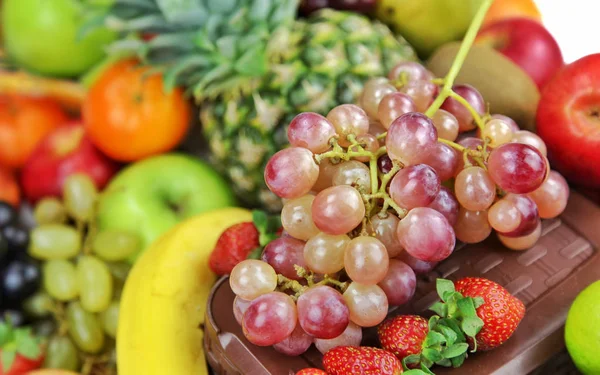 Healty organische Mix van fruit samenstelling — Stockfoto