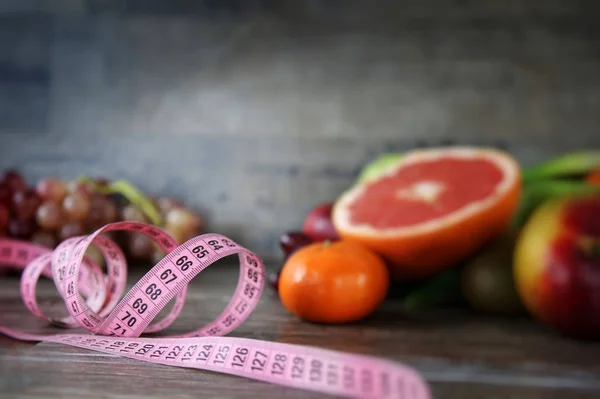 果物成分の健康有機ミックス — ストック写真