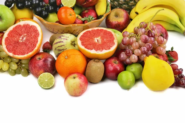 Healty Organic Mix of Fruits Composition — Stock Photo, Image