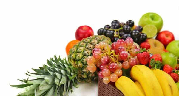 Healty organische Mix van fruit samenstelling — Stockfoto