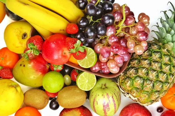 Healty mistura orgânica de composição de frutas — Fotografia de Stock