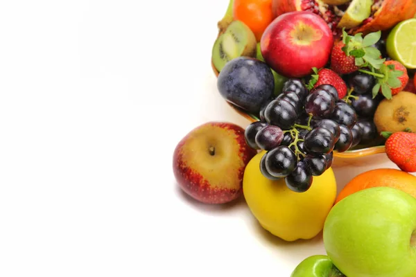 Healty organiczne mieszanką skład owoców — Zdjęcie stockowe