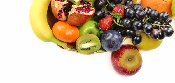 Υγιεινό βιολογικό μείγμα από φρούτα σύνθεση — Φωτογραφία Αρχείου