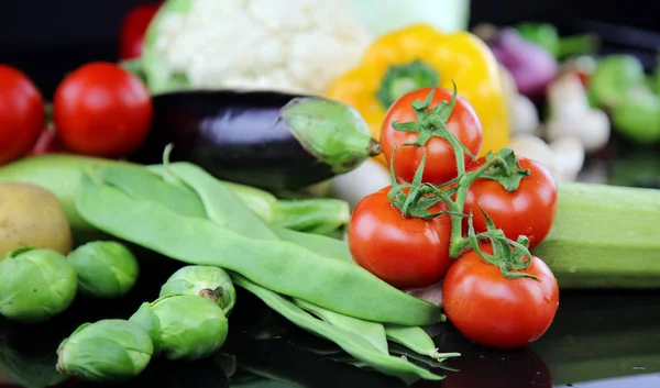 Mistura de Composição Vegetal Biológica saudável — Fotografia de Stock