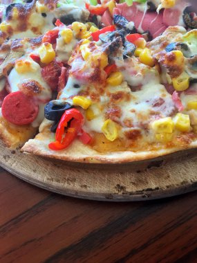 Lezzetli İtalyan yemek Pizza