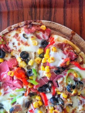 Lezzetli İtalyan yemek Pizza