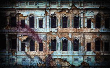 Tarihi bina arka plan